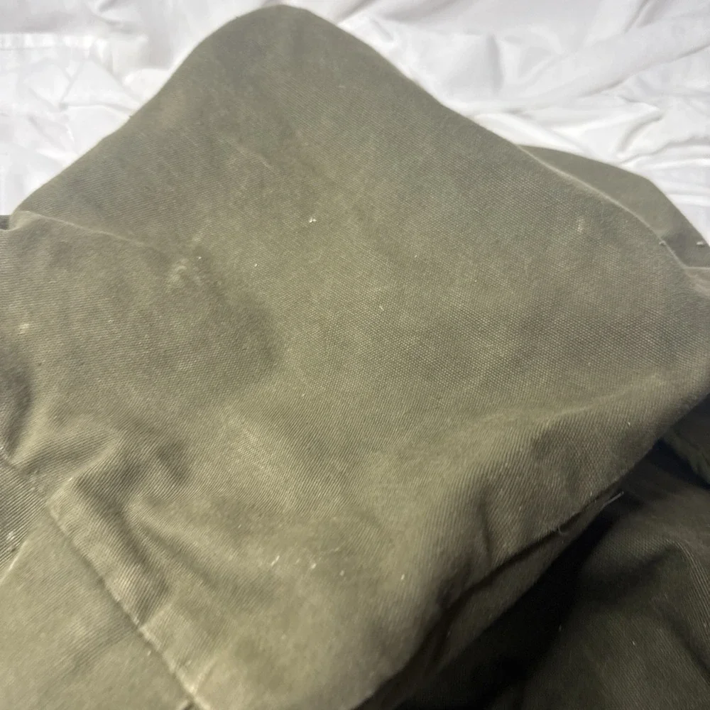 Vintage 1980 US Military Canvas Duffel Bag Type II Backpack Sea Bag Gorpcore